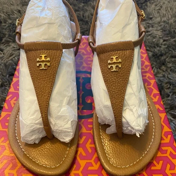 Tory Burch Brittoni 50mm Wedge Thong - Picture 2 of 6